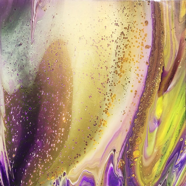 Celebration Fluid Art Painting